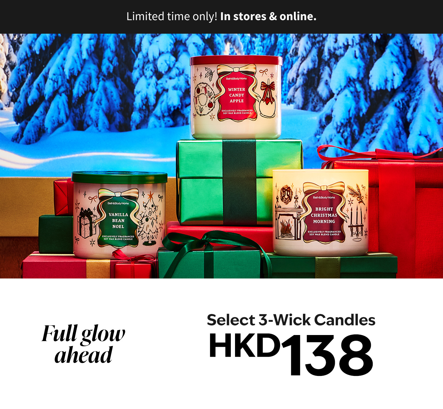 3-Wick Candles, 1 For HKD138