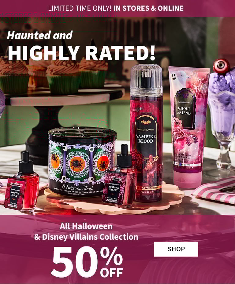Halloween & Disney Villains, 50% Off